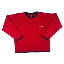 Load image into Gallery viewer, Early 00's STONE PONY Classic Mini Logo Red Fleece Crewneck Sweatshirt