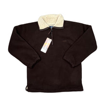 Load image into Gallery viewer, Deadstock Early 00's PUFFA "Windproof" Sherpa Teddy Bear Fleece Lined 1/4 Zip Pullover Fleece Sweatshirt