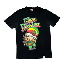 Load image into Gallery viewer, EDGE DENIM Rasta Reggae Monkey Cartoon Spellout Graphic T-Shirt