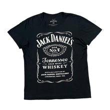 Load image into Gallery viewer, JACK DANIEL'S "Tennessee Whiskey" Drinks Logo Spellout Graphic T-Shirt