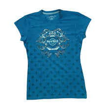 Load image into Gallery viewer, HARD ROCK CAFE "Barcelona" Couture Y2K Souvenir Logo Spellout Graphic T-Shirt