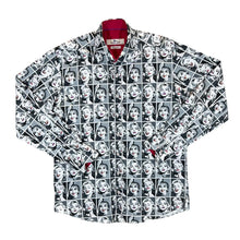 Load image into Gallery viewer, CLAUDIO LUGLI COUTURE Marilyn Monroe Pop Art Patterned Long Sleeve Cotton Shirt