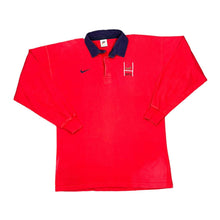 Load image into Gallery viewer, Vintage 90's NIKE RFU England Rugby Union Embroidered Logo Long Sleeve Rugby Polo Shirt