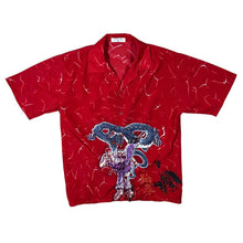Load image into Gallery viewer, Early 00's Lang Li Gothic Y2K Anime Manga Dragon Graphic Short Sleeve Shirt