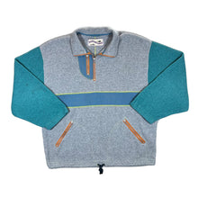 Load image into Gallery viewer, Vintage 90's SUPERCOMP BY ELHO Colour Block 1/4 Zip Fleece Sweatshirt