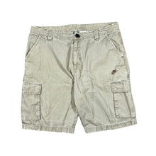Load image into Gallery viewer, NIKE Classic Embroidered Mini Logo Beige Cargo Cotton Shorts