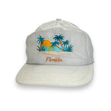 Load image into Gallery viewer, Vintage 80’s FLORIDA Embroidered Tropical Souvenir Palm Tree Spellout Baseball Cap