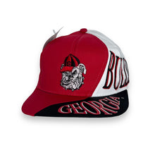 Load image into Gallery viewer, Deadstock Vintage Drew Pearson (1992) NCAA GEORGIA BULLDOGS Colour Block Embroidered Baseball Cap
