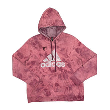 Load image into Gallery viewer, ADIDAS Classic Big Logo Spellout Graphic Tie Dye Pullover Hoodie