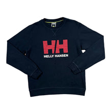 Load image into Gallery viewer, HELLY HANSEN Classic Big Logo Spellout Graphic Crewneck Sweatshirt