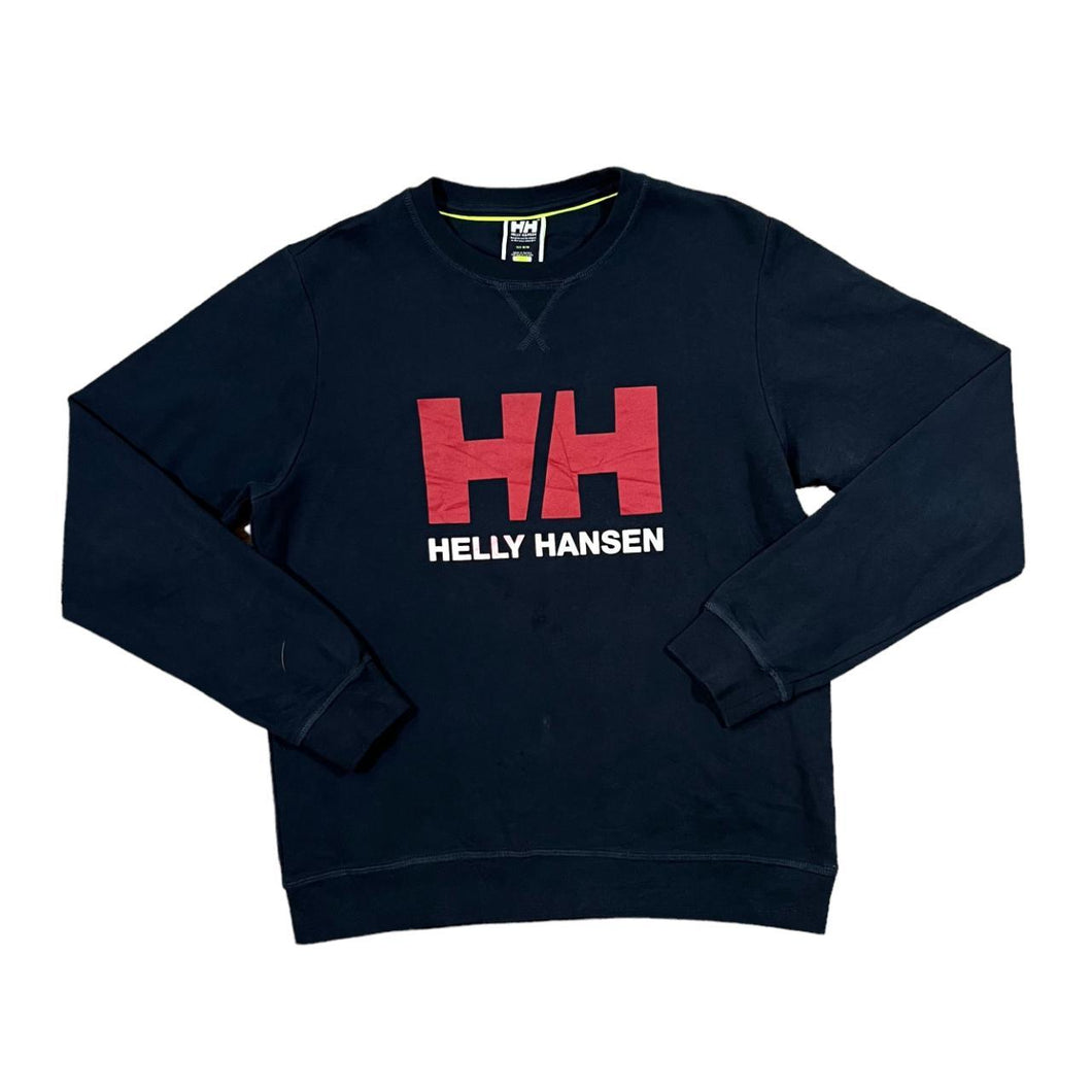HELLY HANSEN Classic Big Logo Spellout Graphic Crewneck Sweatshirt