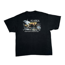 Load image into Gallery viewer, Early 00's ALASKA "The Last Frontier" Bear Animal Nature Wildlife Souvenir Graphic T-Shirt