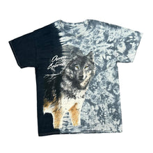 Load image into Gallery viewer, Early 00's OURAY COLORADO Wolf Animal Nature Wildlife Souvenir Graphic Tie Dye T-Shirt