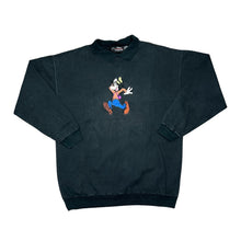 Load image into Gallery viewer, Vintage 90's DISNEY ORIGINALS Goofy Embroidered Character Collared Sweatshirt
