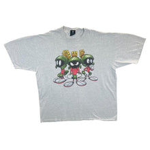 Load image into Gallery viewer, Vintage Warner Bros Looney Tunes Marvin The Martian Character Graphic Grey T-Shirt