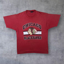 Load image into Gallery viewer, Vintage 90’s Screen Stars NHL Chicago Blackhawks Ice Hockey Single Stitch T-Shirt