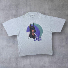 Load image into Gallery viewer, Vintage Dobes (1995) Dobermann Dog Animal Graphic Grey T-Shirt