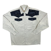 Load image into Gallery viewer, Early 00's Cowboy Western Pearl Snap Popper Cotton Long Sleeve Shirt