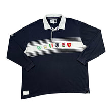 Load image into Gallery viewer, Early 00's Cotton Traders SIX NATIONS RUGBY Embroidered Logo Long Sleeve Rugby Polo Shirt