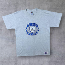 Load image into Gallery viewer, Vintage 90's Midwest Fort Wayne Wizards Embroidered Baseball Grey Short Sleeve T-Shirt