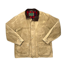 Load image into Gallery viewer, Early 00's ORVIS Tartan Plaid Check Lined Cord Collared Country Wax Cotton Style Jacket
