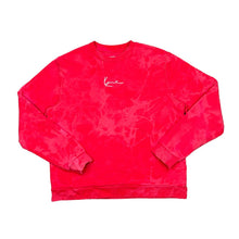 Load image into Gallery viewer, KARL KANI Classic Embroidered Signature Spellout Hip Hop Tie Dye Crewneck Sweatshirt