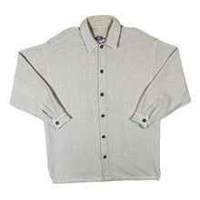 Load image into Gallery viewer, Vintage 90's EK Basic System Light Grey Button Long Sleeve Shirt