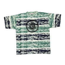 Load image into Gallery viewer, Deadstock Vintage 90's XL SURF ACTIVEWEAR Camo Patterned Logo Spellout Skater Surfer Graphic T-Shirt