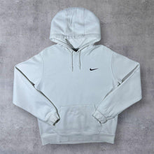 Load image into Gallery viewer, Nike Classic Embroidered Mini Logo White Pullover Hoodie