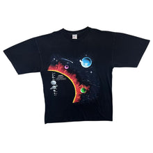 Load image into Gallery viewer, Vintage Harlequin (1990) Dynamic Solar System Space Graphic Single Stitch T-Shirt