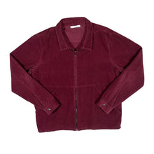 Load image into Gallery viewer, ANOTHER INFLUENCE Classic Burgundy Red Corduroy Cord Zip Bomber Jacket