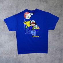Load image into Gallery viewer, Vintage Nintendo Pokemon (1999) “GO!” Character Anime Graphic Logo Spellout T-Shirt