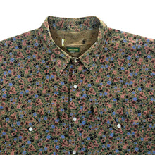 Load image into Gallery viewer, Vintage Floral Patterned Cowboy Western Popper Button Long Sleeve Cotton Shirt