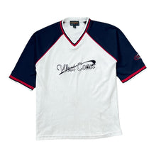 Load image into Gallery viewer, Early 00's WEST COAST Embroidered Spellout Hip Hop Colour Block Polyester Sports T-Shirt Top