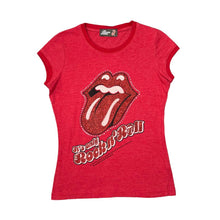 Load image into Gallery viewer, New Look x THE ROLLING STONES (2007) "It's Only Rock n' Roll" Diamante Spellout Graphic Rock Band Reprint T-Shirt