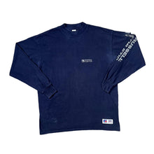 Load image into Gallery viewer, Vintage RUSSELL ATHLETIC Classic Logo Spellout Graphic Long Sleeve Cotton T-Shirt