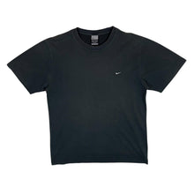 Load image into Gallery viewer, NIKE Dri-Fit Classic Embroidered Mini Swoosh Logo Faded Black T-Shirt
