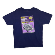 Load image into Gallery viewer, WEIRD FISH "Ford Carpri" Parody Spellout Graphic Navy Blue T-Shirt