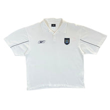 Load image into Gallery viewer, Reebok MANCHESTER CITY FC 2003-04 Football Logo White Short Sleeve Polo Shirt