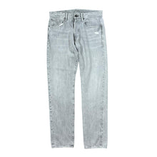 Load image into Gallery viewer, G-STAR RAW "3301 Tapered" Slim Fit Distressed Style Grey Denim Jeans