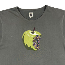 Load image into Gallery viewer, PRETTY GREEN Paisley Patterned Apple Graphic Khaki Green T-Shirt