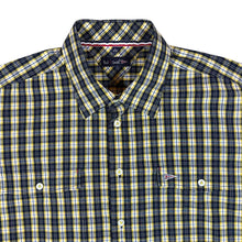 Load image into Gallery viewer, PAUL SMITH Black Yellow Plaid Check Cotton Long Sleeve Shirt