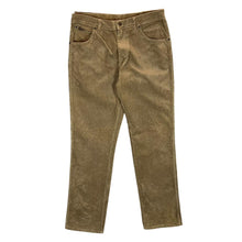 Load image into Gallery viewer, WRANGLER "Texas Stretch" Classic Brown Corduroy Cord Straight Leg Trousers