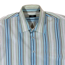 Load image into Gallery viewer, BOSS Hugo Boss Classic Multi Striped Long Sleeve Cotton Dress Shirt