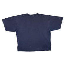 Load image into Gallery viewer, NFL Seattle Seahawks Football Logo Spellout Graphic Navy Blue T-Shirt