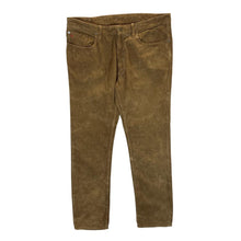 Load image into Gallery viewer, POLO RALPH LAUREN "Varick Slim Straight" Brown Corduroy Cord Straight Leg Trousers