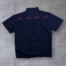 Load image into Gallery viewer, Early 00's Postshop Company Embroidered Dragon Y2K Gothic Short Sleeve Shirt