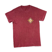Load image into Gallery viewer, VAN TASTIC "Newquay Cornwall" Skater Surfer Spellout Graphic Washed Red T-Shirt