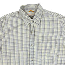 Load image into Gallery viewer, TIMBERLAND &quot;Stratham Issue&quot; Outdoor Gear Check Short Sleeve Cotton Shirt
