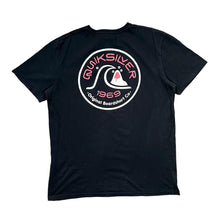 Load image into Gallery viewer, QUIKSILVER "Original Boardshort Co." Surfer Skater Logo Spellout Graphic Short Sleeve Cotton T-Shirt